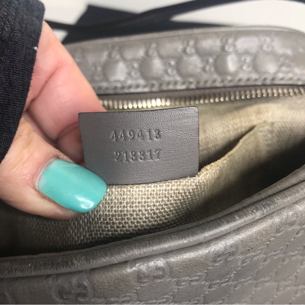 Gucci MicroGuccissima Bree Leather Crossbody - Picture 11 of 14